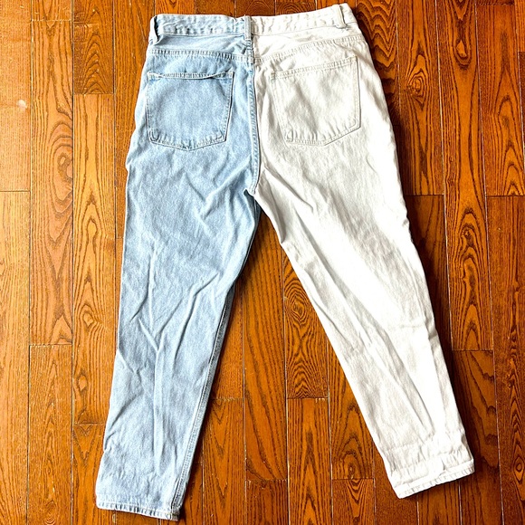 Duel Coloured Mom Jean - Picture 3 of 4